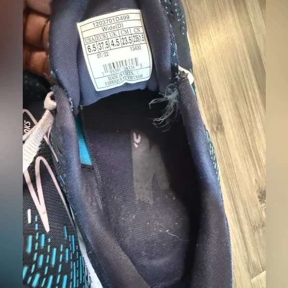 Brooks Kids Shoes - Blue and White - Picture 6 of 7